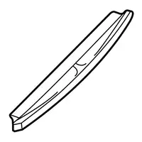 Orig. Renault Scheibenwischerblatt Hinten 287908635r