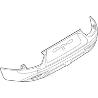 Orig. Renault Stossf&auml;ngerverkleidung 850b24424r