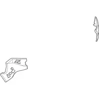 Orig. Renault Pralld&auml;mpfer/f&uuml;ller Innen Seitl. Satz 850420277r