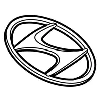 Orig. Hyundai Emblem (stossf&auml;nger Vorn) 86354j9ca0