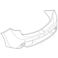 Orig. Mazda Stossf&auml;ngerverkleidung Bcw850221f8p