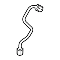 Orig. Toyota Dieseleinspritzleitung Zyl. 4 237040r030