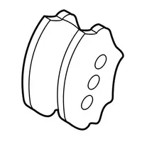 Orig. Toyota Bremsklotzsatz 0446502220