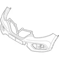 Orig. Renault Stossf&auml;nger Verkleidung 620224929r