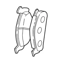 Orig. Toyota Bremsklotzsatz 0446542140