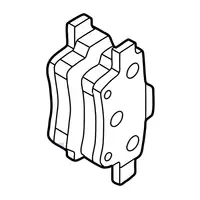 Orig. Jaguar Bremsklotzsatz