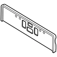 Orig. Mazda Kennzeichentr&auml;ger Br5s50171