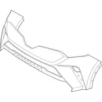 Orig. Toyota Stossf&auml;nger Verkleidung Oben