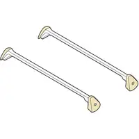 Orig. Mazda Dachreling Traverse Satz Kb8sv3840