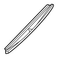 Orig. Hyundai Scheibenwischerblatt Hinten 988501p000