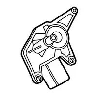 Orig. Renault Scheibenwischermotor Hinten 287109280r
