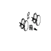 Orig. Renault Bremsklotzsatz 7711946170