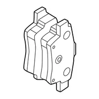 Orig. Toyota Bremsklotzsatz 0446610010