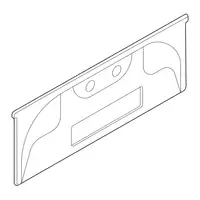 Orig. Toyota Abdeckung Heckdeckel/heckt&uuml;r/heckklappe Pw3b10k017