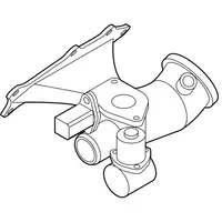 Orig. Renault Auspuffkr&uuml;mmer Mit Lader 144104103r