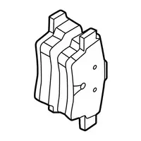 Orig. Hyundai Bremsklotzsatz 58101g4a05