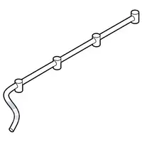 Orig. Jaguar Leck&ouml;lleitung JDE40928