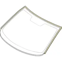 Orig. Mazda Frontscheibe Get&ouml;nt/heizb.m.regensensor Bhc163900b00