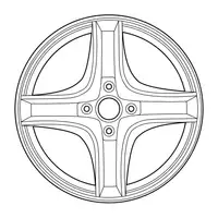 Orig. Renault Felge Vorn 403000419r