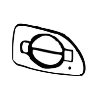 Orig. Renault Aussenspiegelglas Verstellbar 7701033503