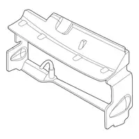 Orig. Renault K&uuml;hlerverkleidung 215542358r