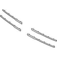 Orig. Renault Zierleiste Seitlich Satz 620724784r