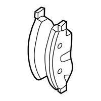 Orig. Hyundai Bremsklotzsatz 5810105a10