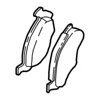 Orig. Fiat Bremsklotzsatz 71752982