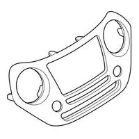 Orig. Hyundai Abdeckung Heizungsbet&auml;tigung 84740b92004x