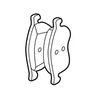 Orig. Fiat Bremsklotzsatz 71753039