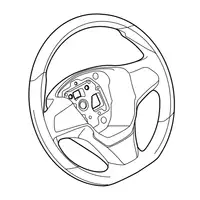 Orig. Toyota Lederlenkrad F&uuml;r Airbag