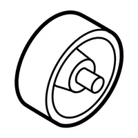 Orig. Hyundai Spannrolle Hauptriemen 252882f480