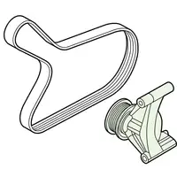 Orig. Renault Hauptriemensatz 117200277r