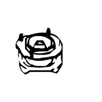 Orig. Mazda Federbeinlager Oben Ga8a28390b