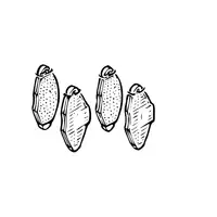 Orig. Renault Bremsklotzsatz 7701208142