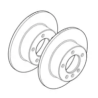 Orig. Renault Bremsscheibe Satz 7711948177