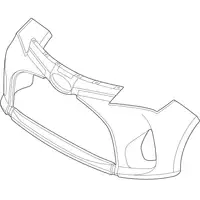 Orig. Toyota Stossf&auml;nger Verkleidung