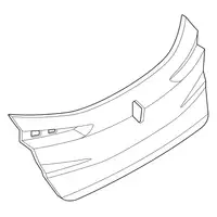 Orig. Renault Abdeckung Heckdeckel/heckt&uuml;r/heckklappe