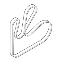 Orig. Fiat Hauptriemen 6000616600