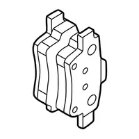 Orig. Hyundai Bremsklotzsatz 581013za10