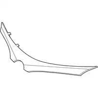 Orig. Toyota Zierleiste Oben