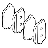 Orig. Land Rover Bremsklotzsatz Lr139969