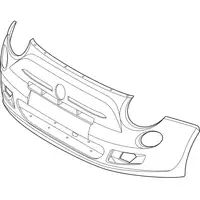 Orig. Fiat Stossf&auml;nger Verkleidung 71777626