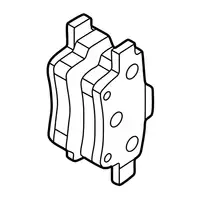 Orig. Toyota Bremsklotzsatz 0446574020