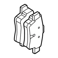 Orig. Toyota Bremsklotzsatz 0446648090