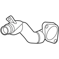 Orig. Renault Verbindungsrohr Thermostat/wasserpumpe 210458196r