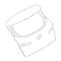 Orig. Toyota Heckklappe 6700502790