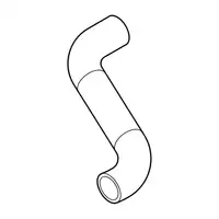 Orig. Toyota K&uuml;hlerschlauch Oben 165710d130