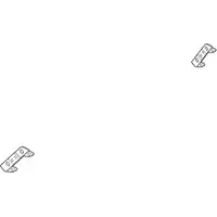 Orig. Renault Satz Stossf&auml;ngerhalter Seitlich 798e42291r