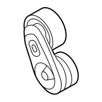 Orig. Jaguar Spannrolle Hauptriemen